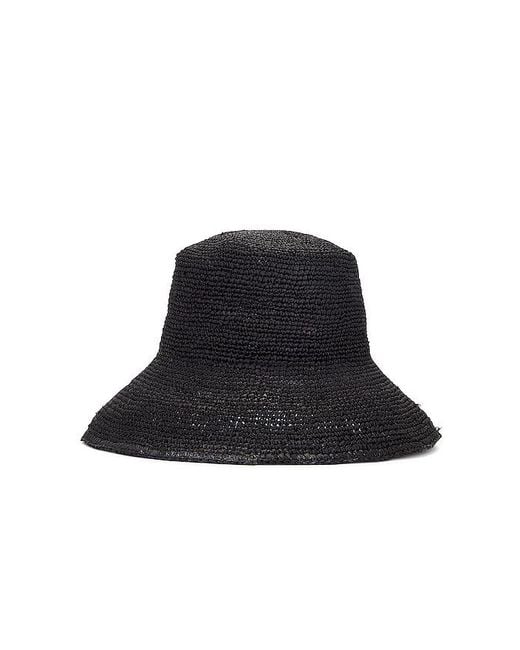 Hat Attack Black Chic Crochet Bucket Hat