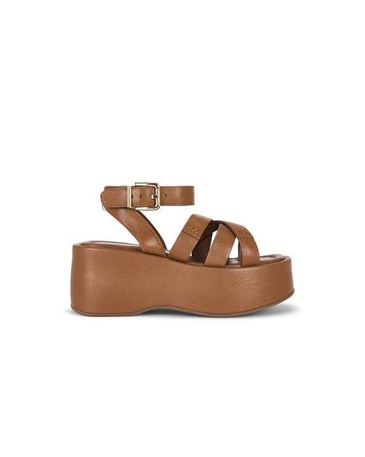 Free People Brown Hazel Flatform Sandal