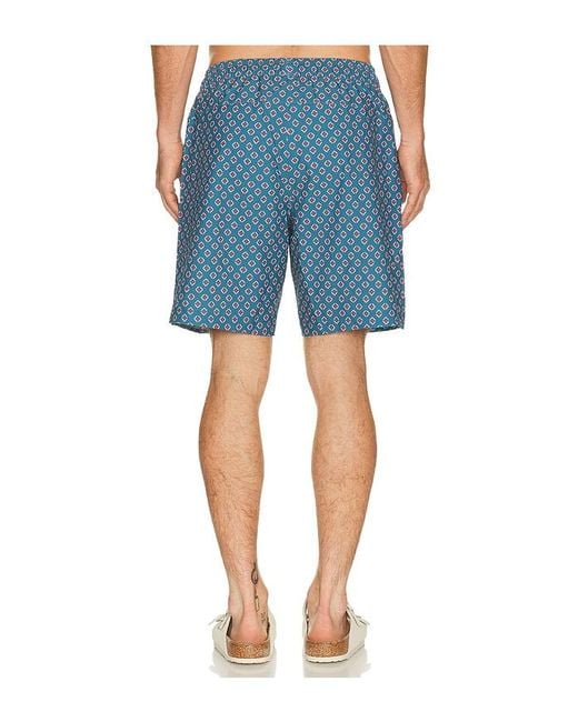 Rhone Blue 7.5 R&R Lined Trunk for men