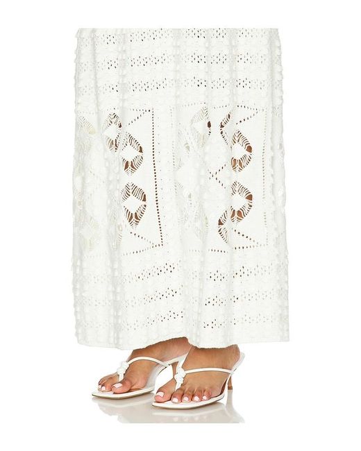 Tularosa White Jagger Skirt