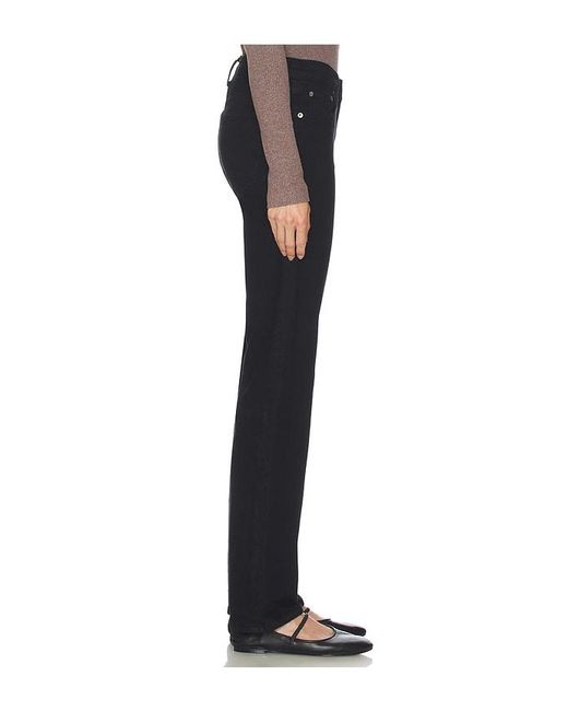 Agolde Black Low Rise Slim Jeans