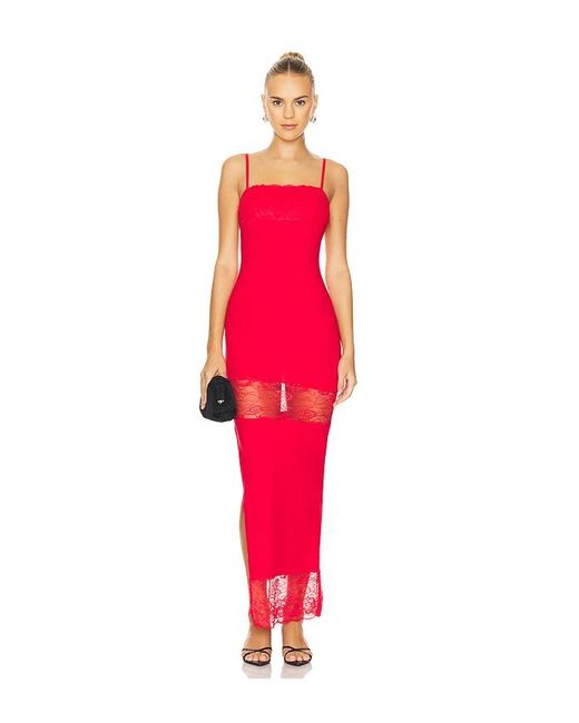 ROBE GEMMA en Red superdown