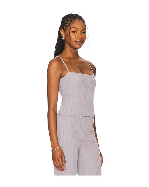 ALL THE WAYS Purple Rowena Top
