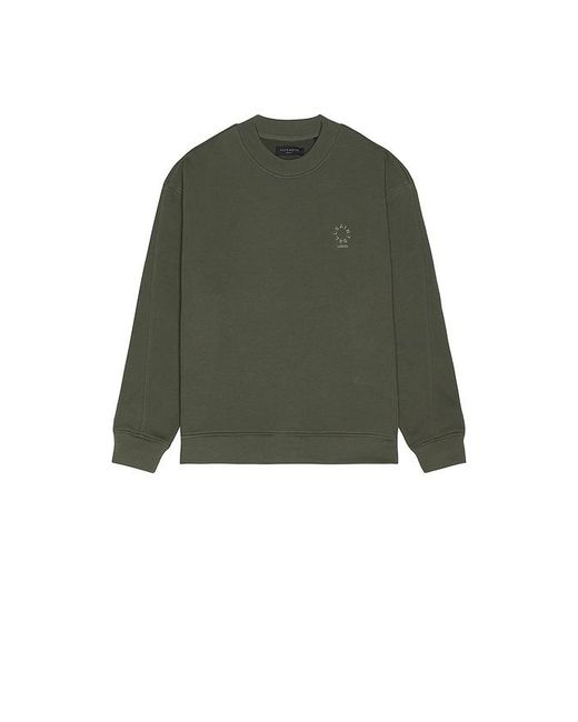 AllSaints Green Haven Crew Sweatshirt for men