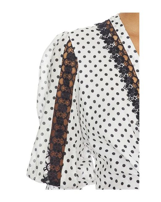 Charo Ruiz White Olivar Blouse