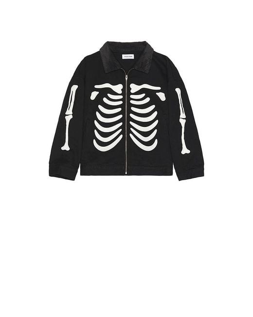 Ryoko Rain Black Bones Work Jacket for men
