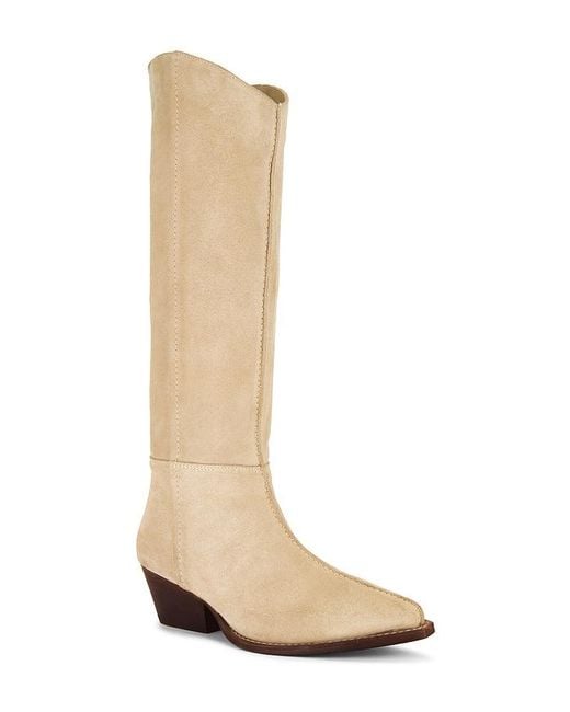 Free People White Sway Low Slouch Boot