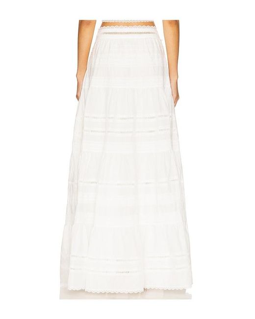 House of Harlow 1960 White X Revolve Felicity Maxi Skirt