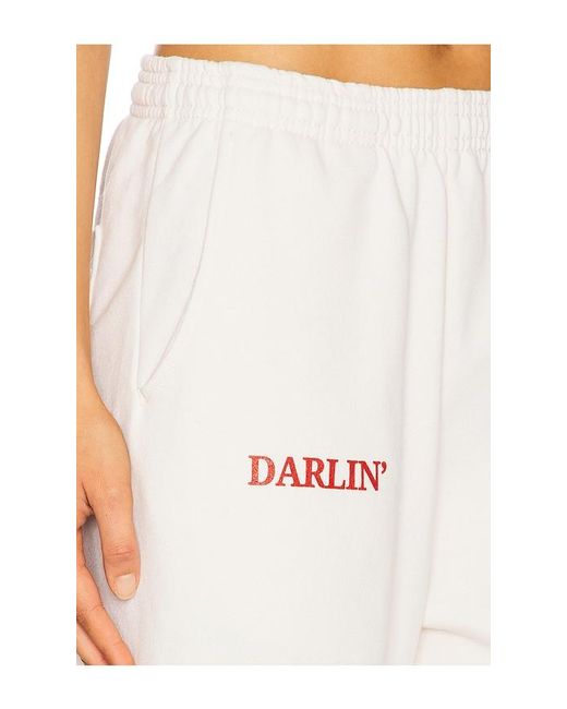 Darling White Wild Sweatpant