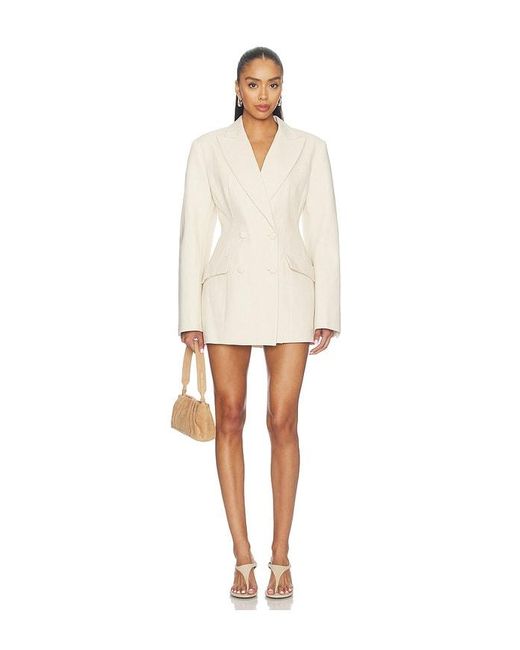 AFRM White Blazer Jemima