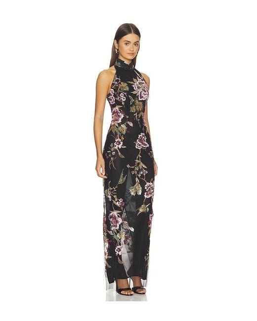SAU LEE Black Parker Dress
