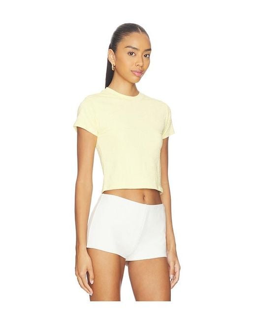 La Porte White Nina Baby Tee