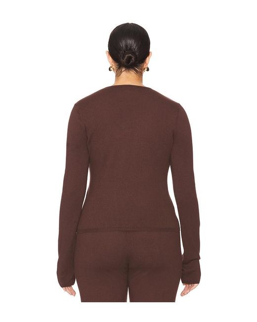 L'academie Brown 'Academie Maradona Knit Top
