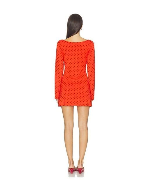 RAT BOI Red Boatneck Dress