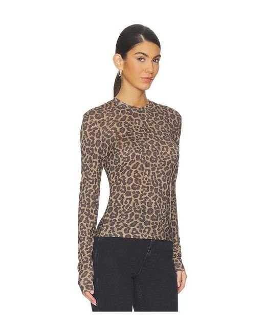 Anine Bing Multicolor Sylvie Long Sleeve Tee