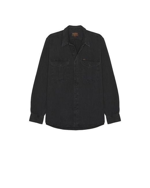 Filson Black Denim Guide Shirt for men