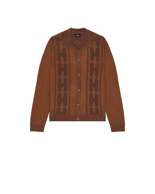 PULL PATTERSON en Brown Huf pour homme