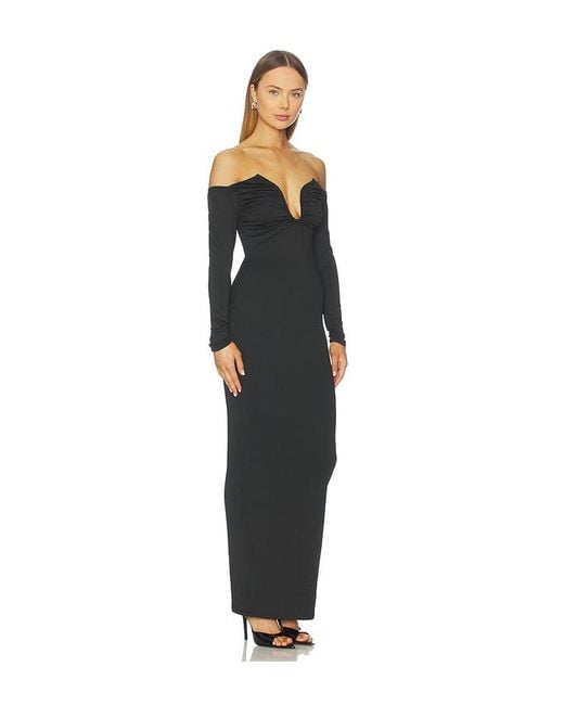 superdown Black Aya Maxi Dress