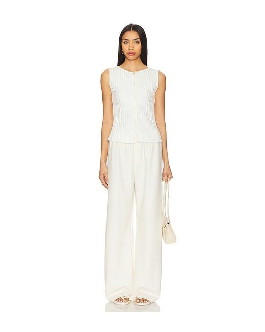 Free People White Tilly Vest