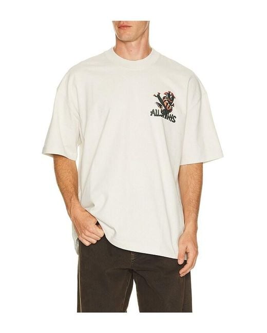 AllSaints Natural Cacti Tee for men