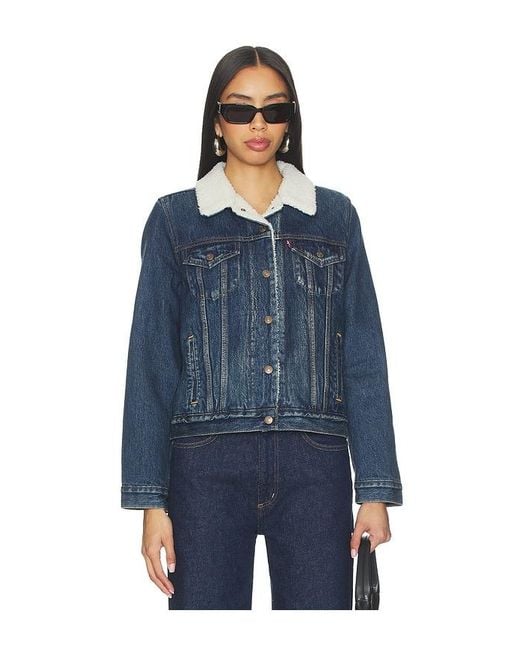 Levi's Blue Original Sherpa Trucker