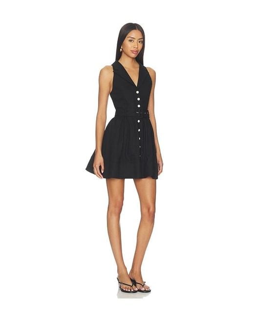Elliatt Black Emilie Collared Mini Dress
