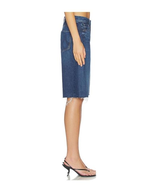 Mother Blue The Half-Pipe Bermuda Fray Short