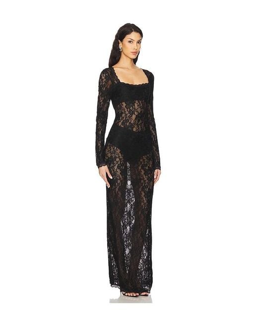superdown Black Blanche Maxi Dress