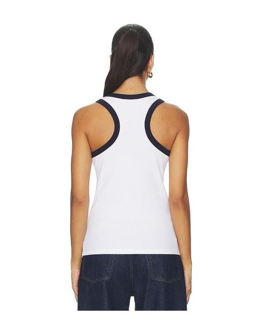 Terez Blue X Revolve Braves Scoop Armhole Rib Tank Top