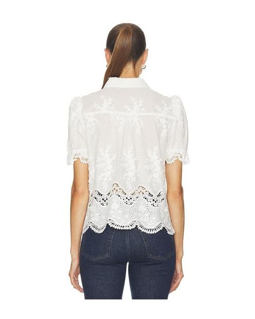 Generation Love White Mina 3d Voile Shirt