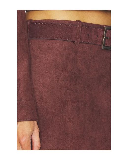 Nakedvice Multicolor The Martha Faux Suede Skirt