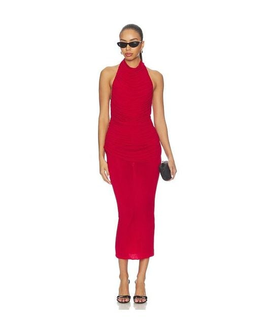 Maygel Coronel Red Aelia Skirt