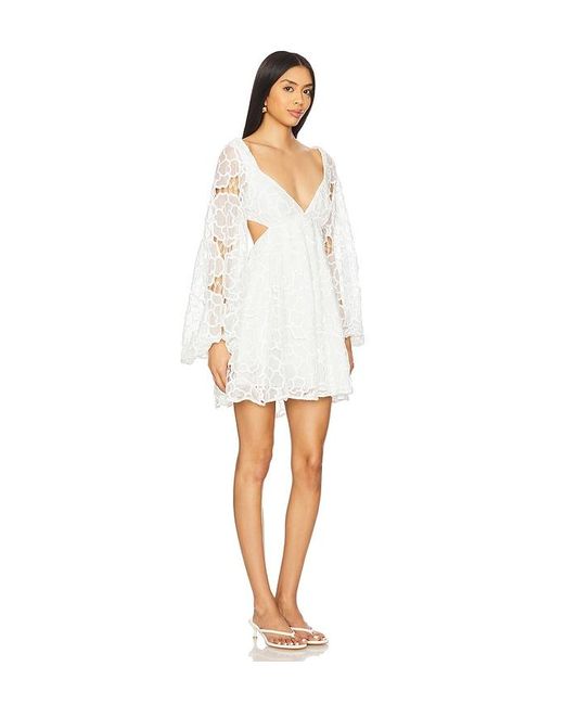 Minivestido Estilo Muñeca Jovie En Color Blanco Talla (También En 12, 2, 4, 6, 8) Bardot de color White