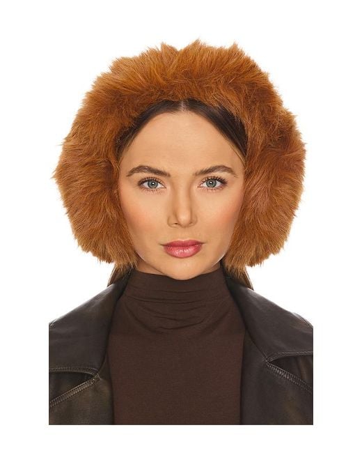 Jocelyn Faux Fur イヤーマフ Brown
