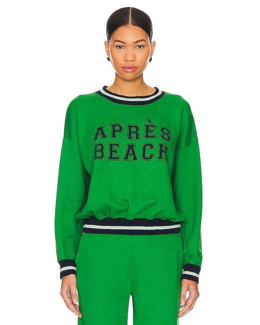 Sundry Green Aprs Beach Sweatshirt
