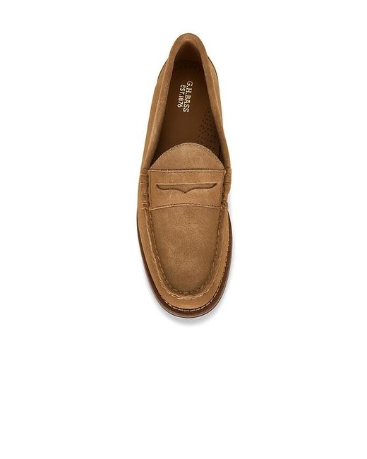 G.H.BASS White Berkeley Loafers for men