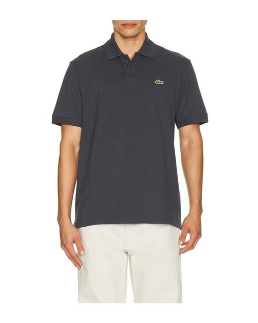 Lacoste Blue Classic Fit Pique Polo for men