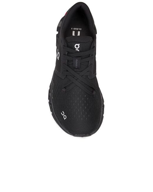 On Shoes Black Cloud X 4 Sneaker