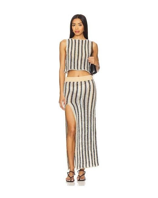 OSIS STUDIO White Kristine Skirt