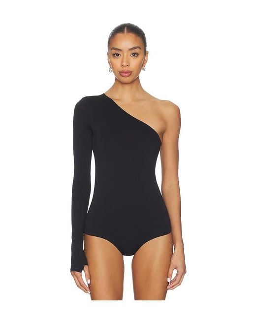Commando Black Prima Ballet One Shoulder Bodysuit