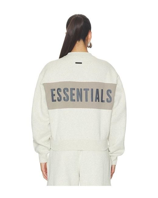 Fear Of God White Classic Sweatshirt