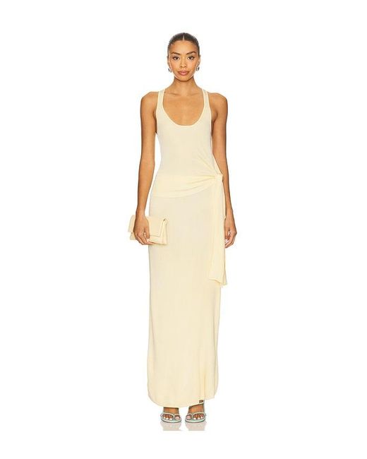 Lovers + Friends Natural Elsy Tie Tank Top
