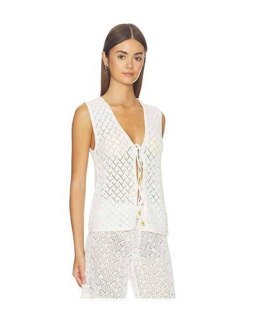 THE GARMENT White Riviera Tie Top