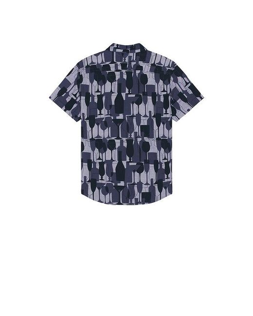 Original Penguin Hemd Chambray in Blue für Herren