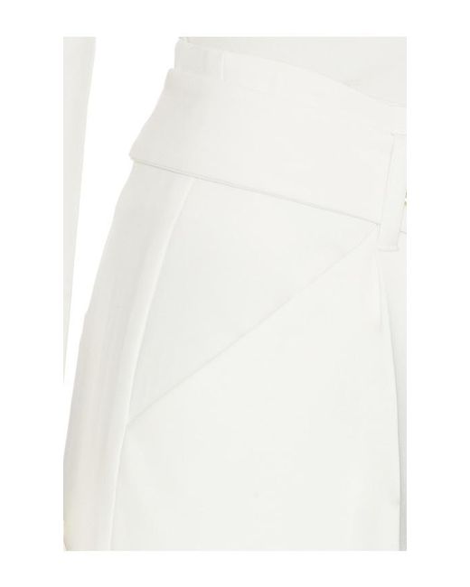 Veronica Beard White Tai Pant