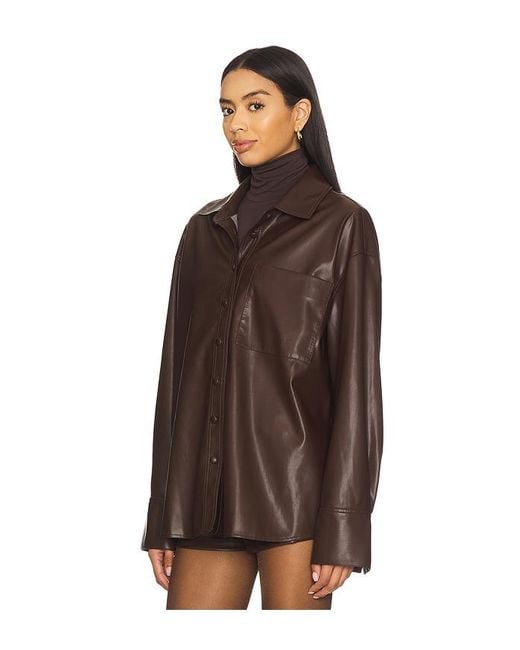 Show Me Your Mumu Brown X Revolve Lincoln Shirt Jacket