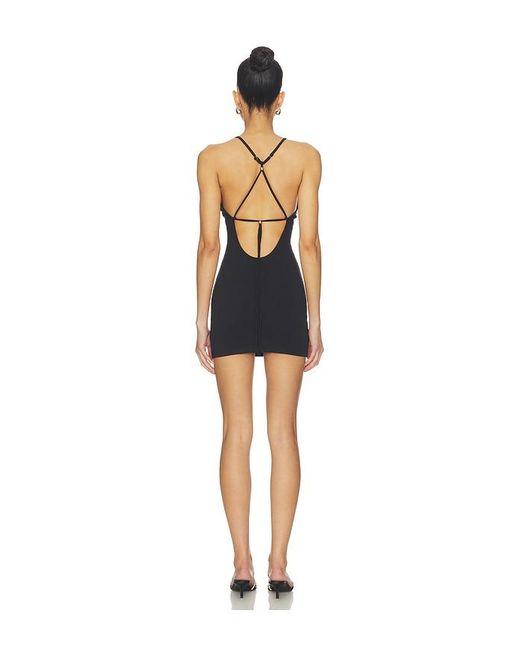 Frankie's Bikinis Blue X Jennie Carla Cotton Jersey Mini Dress