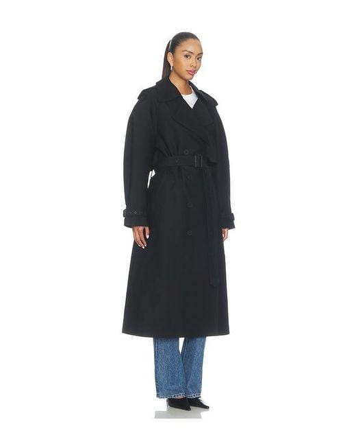 Anine Bing Blue Pascale Maxi Trench
