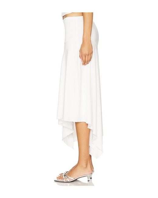 superdown White Jaqualina Midi Skirt