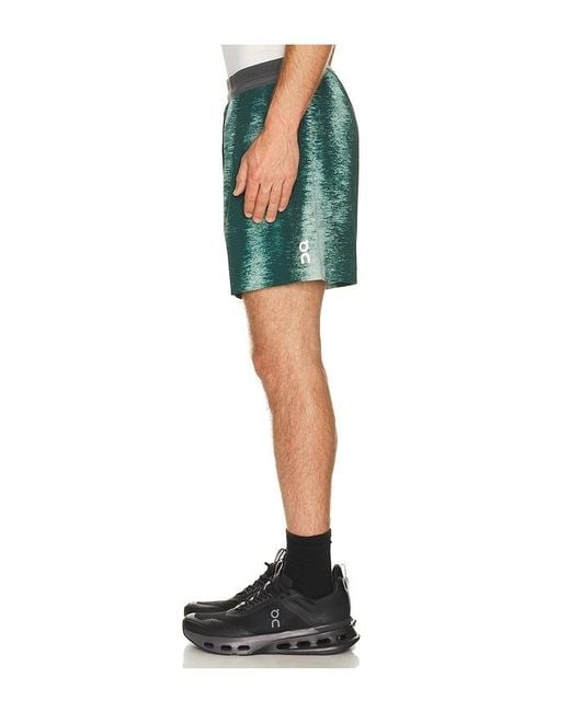 On Shoes Green Performance Shorts Terra for men